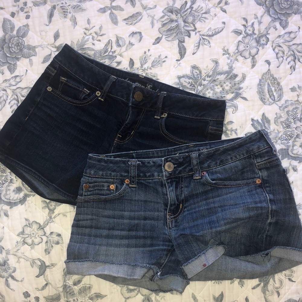 Light and Dark Denim Shorts!
